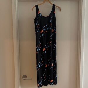 Fighting Eel Black and Orange Dress